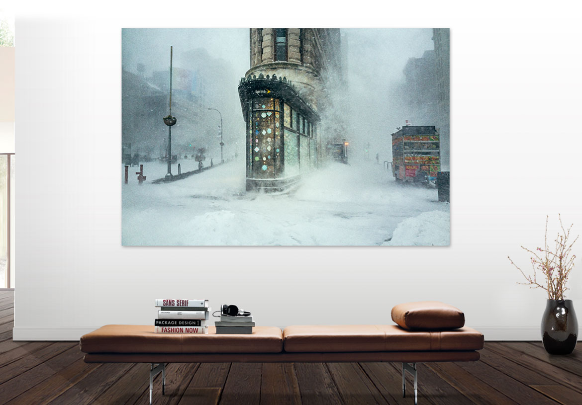 Flatiron-in-winter-storm-Jonas_viral-photograph_Blizzard-Jonas_-Flatiron-in-snow_-Flat-Iron-Building_Westwood-Gallery